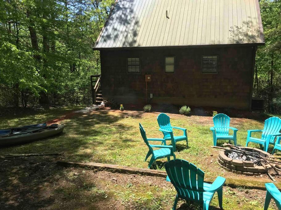 Cabin Fever On Cartecay River Ellijay Exterior foto